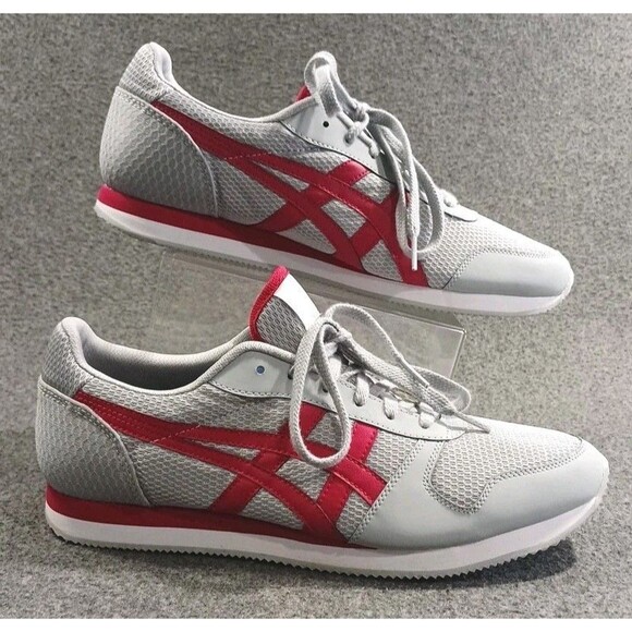 ASICS Tiger Curreo II Mens Shoes Gray Red  Sneakers HN7A0 Size 10 Retro Athletic main image 11